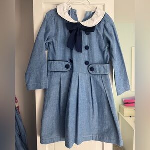 Nantucket Kids Classic Dress with White Collar